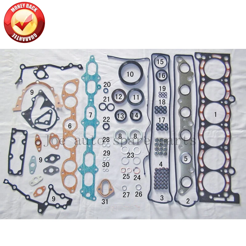 Комплект прокладок для двигателя 7MGE 7mgte Toyota Supra/Cressida/Crown/Soarer 1986 л 1993 куб. См 04111 42023