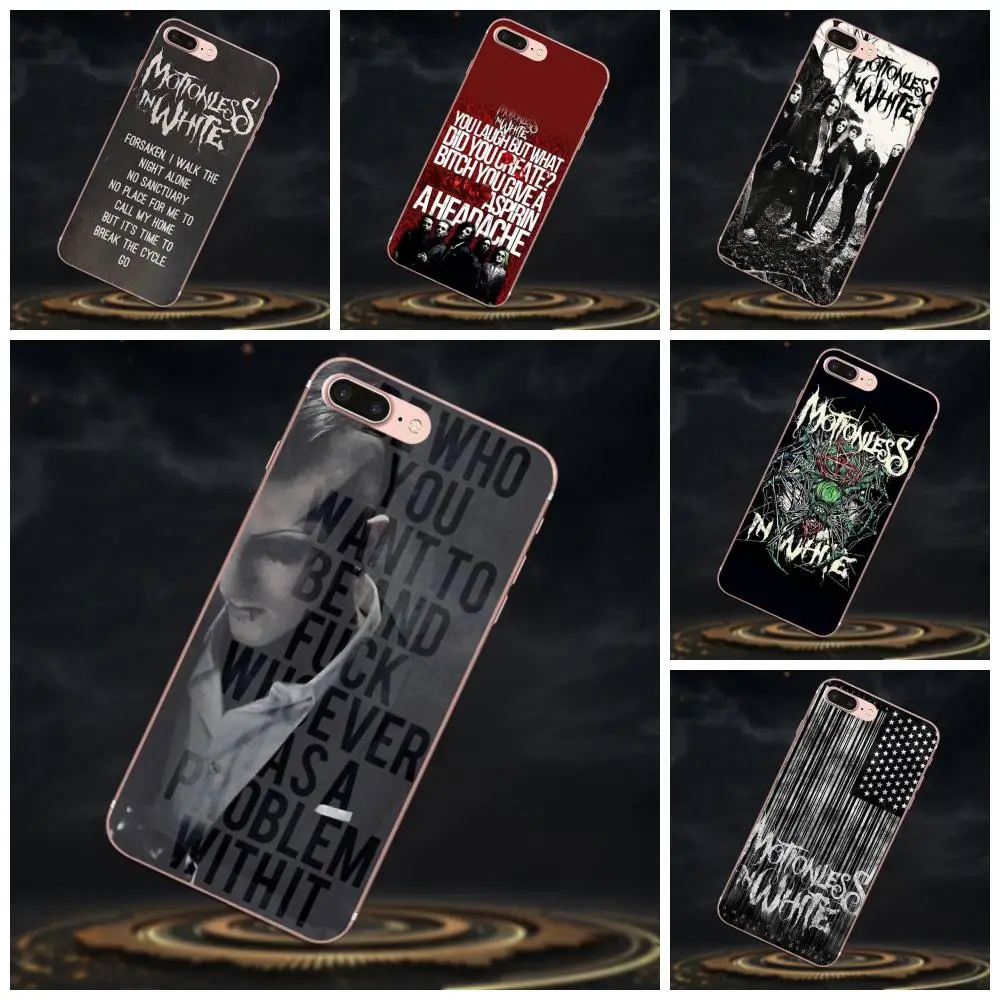 

Soft Mobile Phone Cases Motionless In White For Xiaomi Mi3 Mi4 Mi4C Mi4i Mi5 Mi 5S 5X 6 6X 8 SE A1 Max Mix 2 Note 3 4