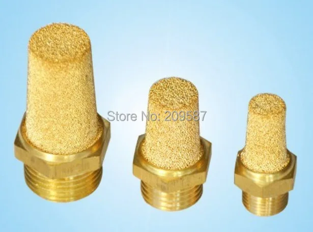 

25pcs Pneumatic Filter Silencer Sintered Bronze M5 BSPT