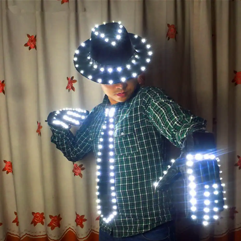 LED Luminous Couple Suit, Unisex LED Luminous Jacket, Christmas, Halloween party, cospaly