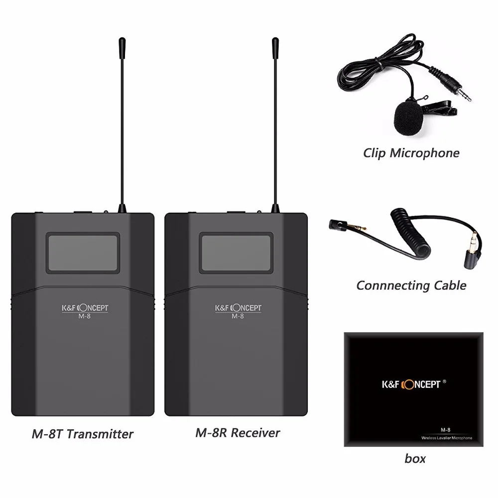 K&F CONCEPT DSLR Camera Microphone 70M Remote