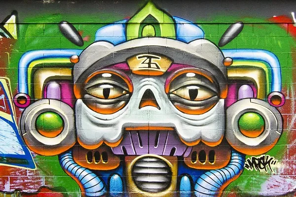 Art Color Graffiti Paint Psychedelic Urban Wall Rue Tag Peinture