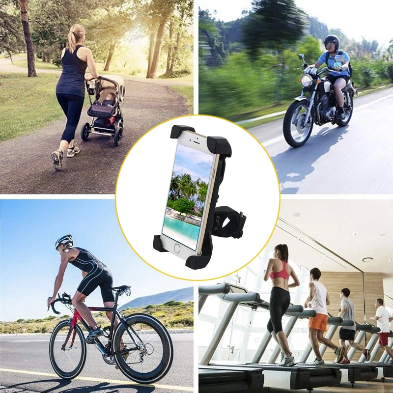 Универсальный мотоцикл велосипед MTB Руль держатель для сотового телефона gps для крепления мобильного телефона на велосипед держатель телефона Поддержка 3,5-7 дюймов