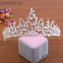 Свадебное модное серебристое покрытие Свадебные шляпы ручной работы Austiran Кристалл Свадебный гребень для волос обручение ювелирные изделия