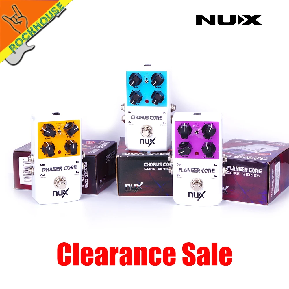 NUX Mod Force Drive Force Chorus Core Flanger Core Phaser Core педаль эффектов для гитары