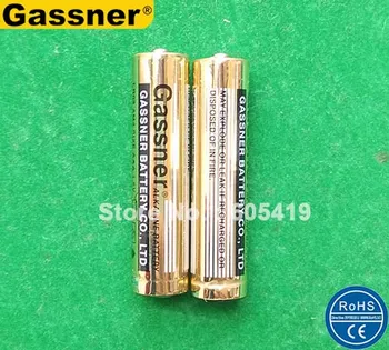 

1200pcs/Lot SGS, ISO9001 AAA LR03 AM4 size 1.5v Alkaline Batteries Golden wrapper Mercury free