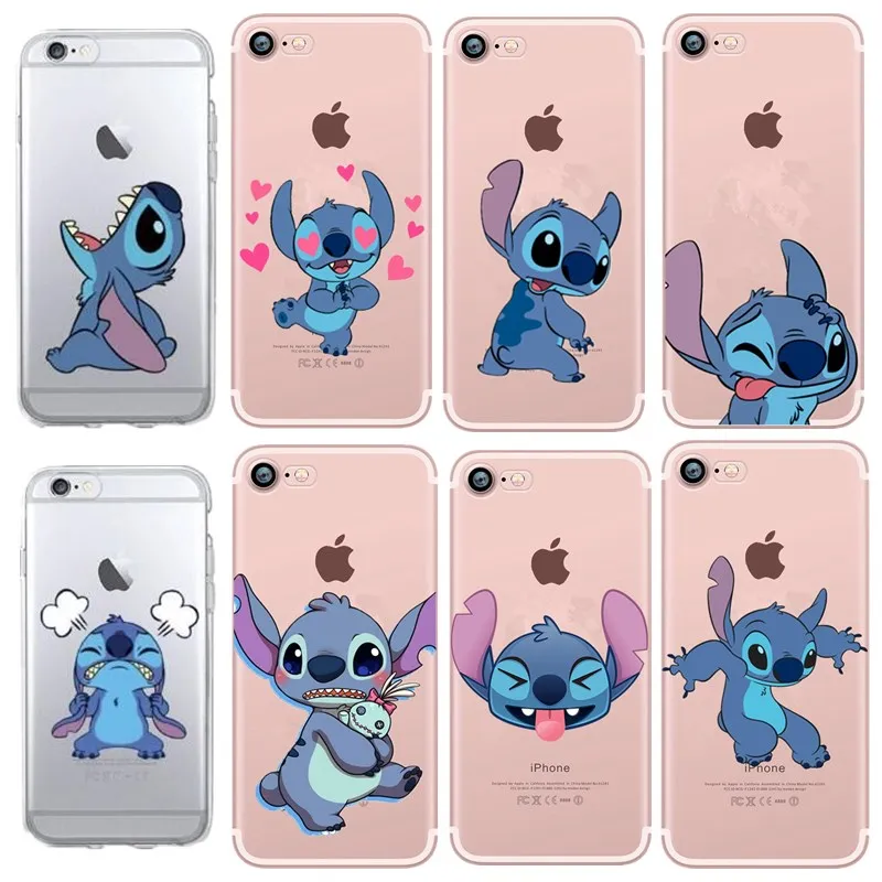 Чехол для iphone x 7 8 funda stitch роскошный силиконовый чехол Plus 6 6s 5 5S se carcasa capinha |