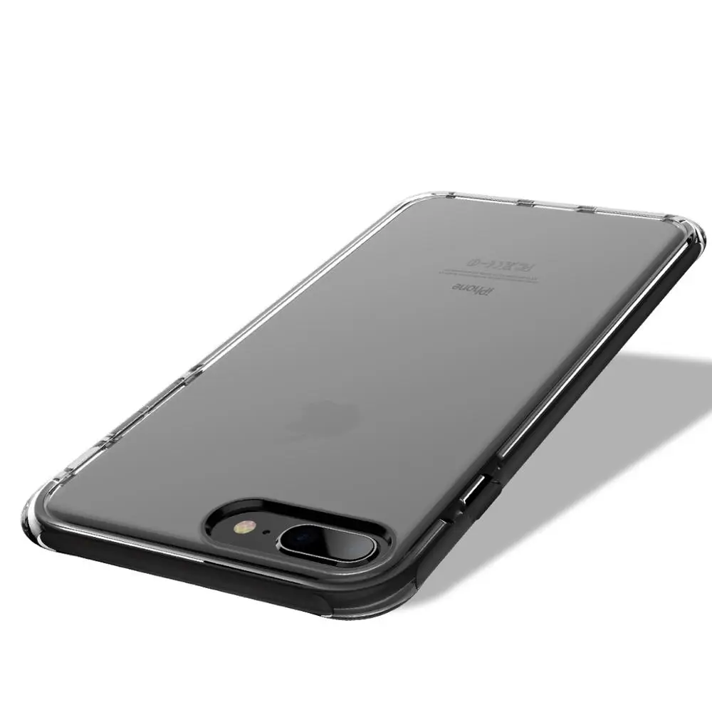 ROCK Guard Series чехол для телефона чехол для iPhone 7 защитный чехол для iphone 8, 8 Plus - Цвет: Black for iPhone 8P