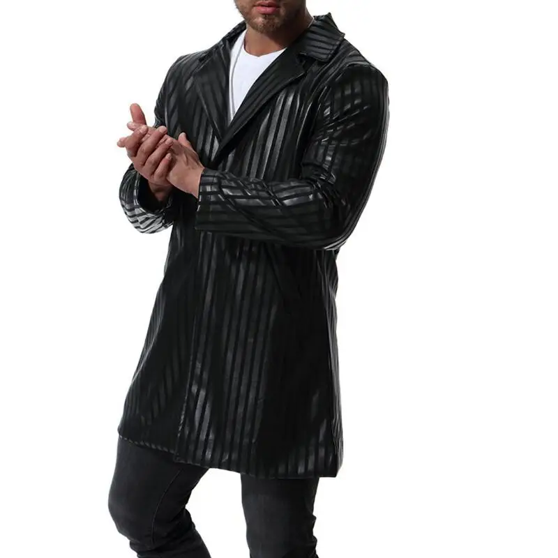 

Mens Winter Leather Jackets Fashionable High-end Trend Individual New Style Punk Leather Jacket For Men