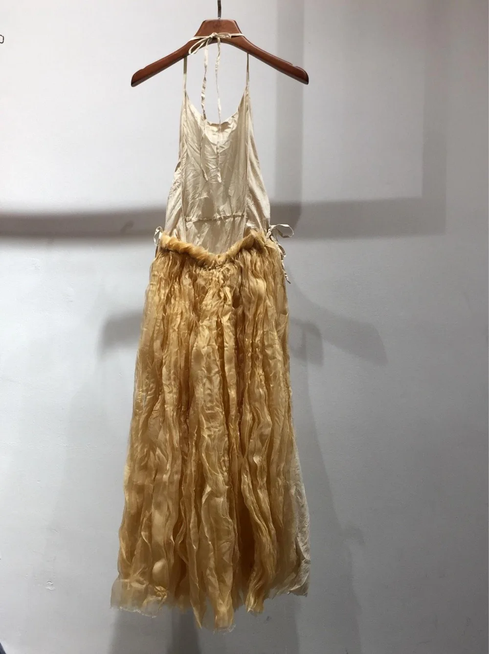 

2019 new ladies fashion halter strap dress 0418