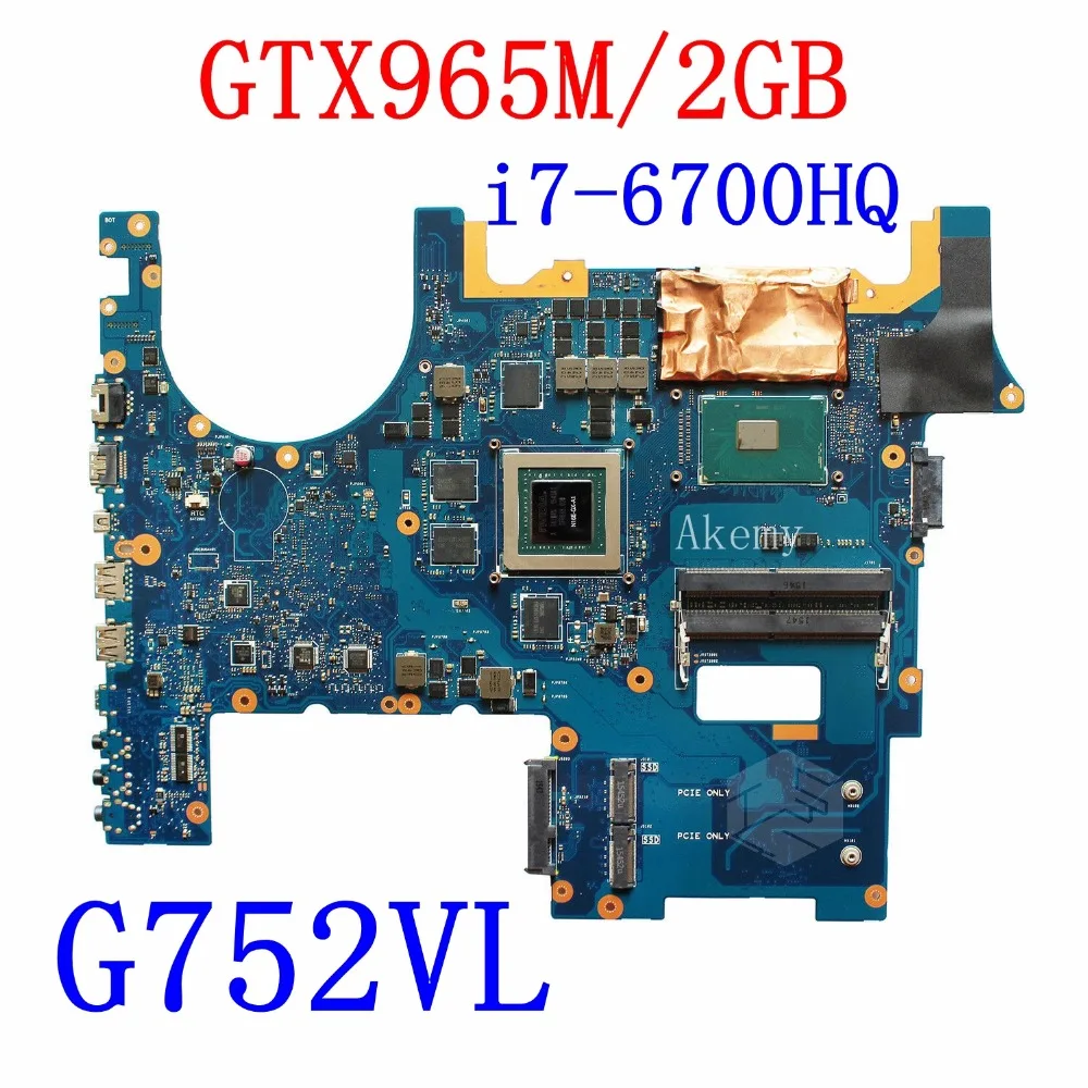 ROG Laptop motherboard for ASUS G752VS G752VM G752VY G752VT G752VL G752V G752 Tests the original mi