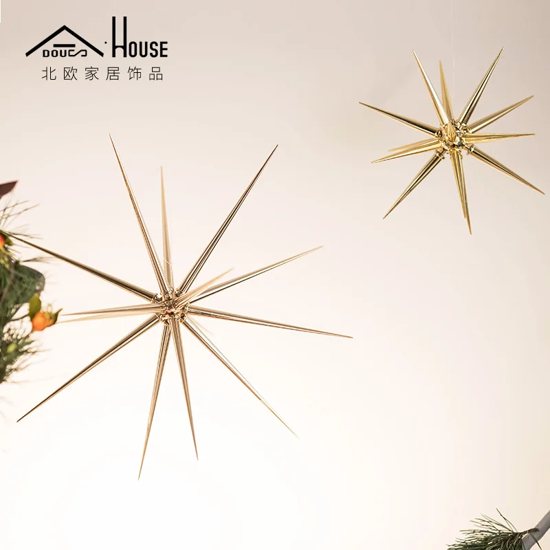 Hristmas Украшение Крытый воздушный кулон звезды дети настоящие торговые центры