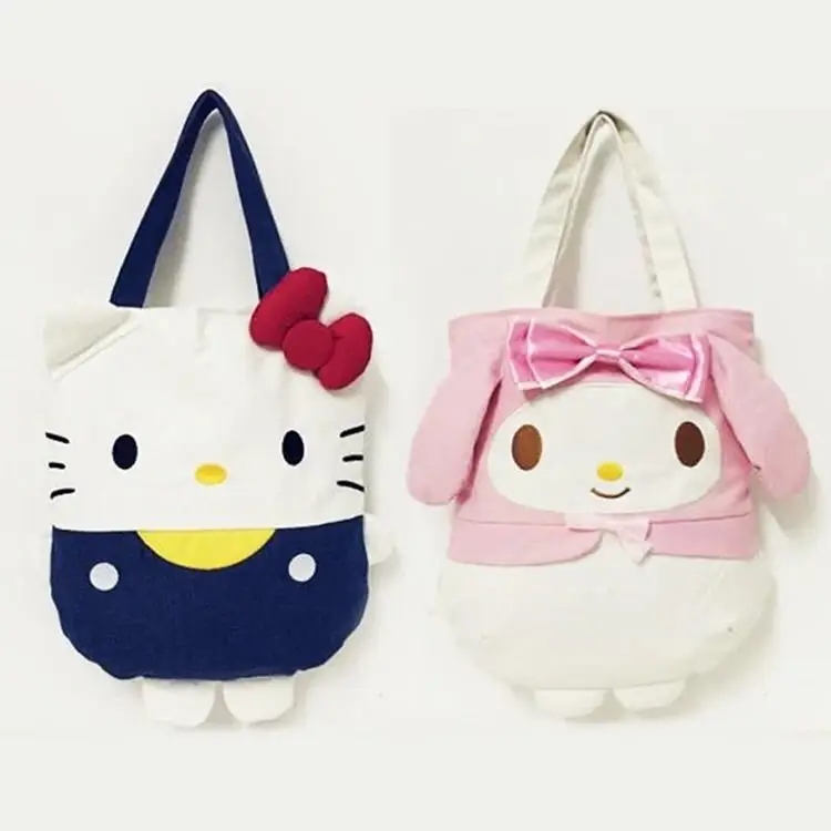 Мультфильм Кэти kt холлщовая сумка, сумка на одно плечо сумка для мамы, мелодия прелестная сумка для покупок Противоударная сумка