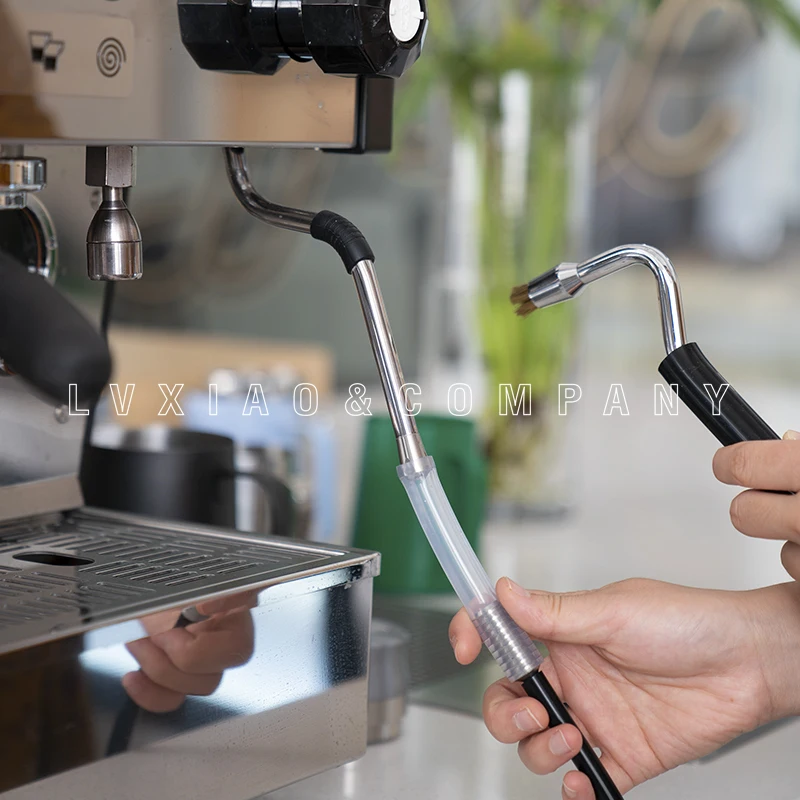  watchget Coffee Machine Clean Brush High Pressure Steam Brushes Professional and Perfect Coffee Mac