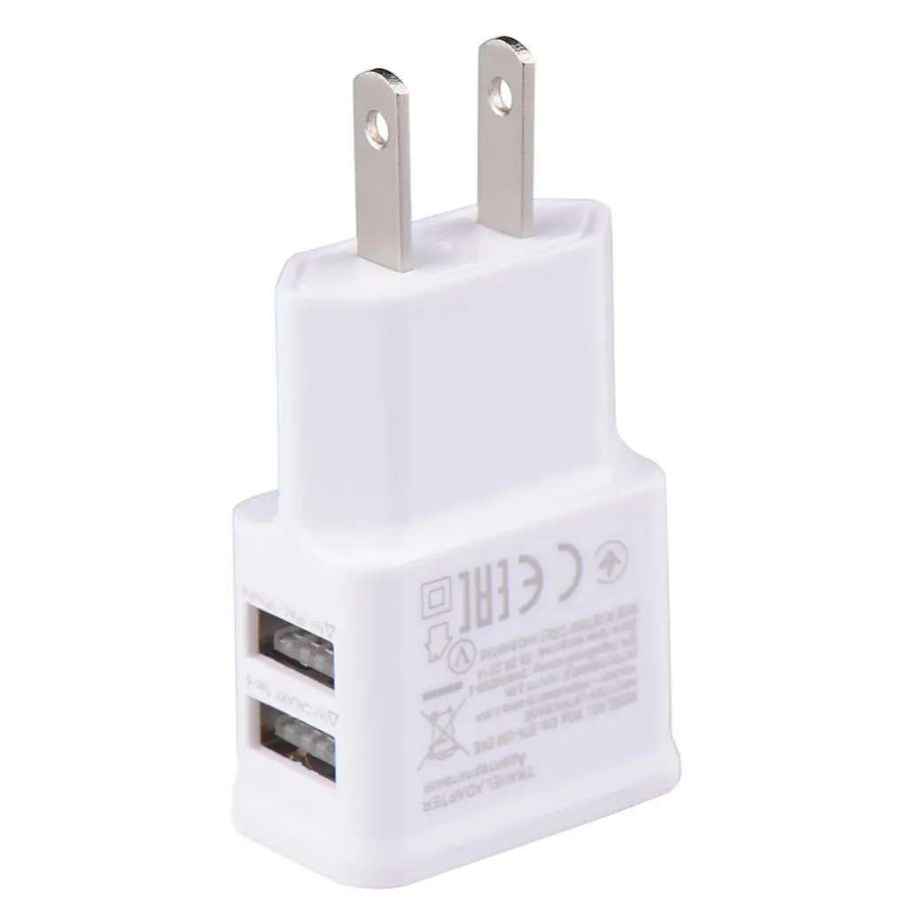 5V 2A EU Plug 2 USB адаптер, настенное зарядное устройство для мобильного телефона, микро-зарядное устройство для samsung