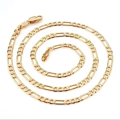 

Hot Selling Men/Women Necklace Chain, 2017 Fashion Gold Color Necklaces Jewelry, Free shipping1N18K-33