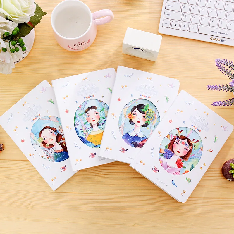 

New Arrivals Hardcover A5 Notebook 80 sheets blank personal diary Notepad Kawaii Stationery Sketchbook office supplies