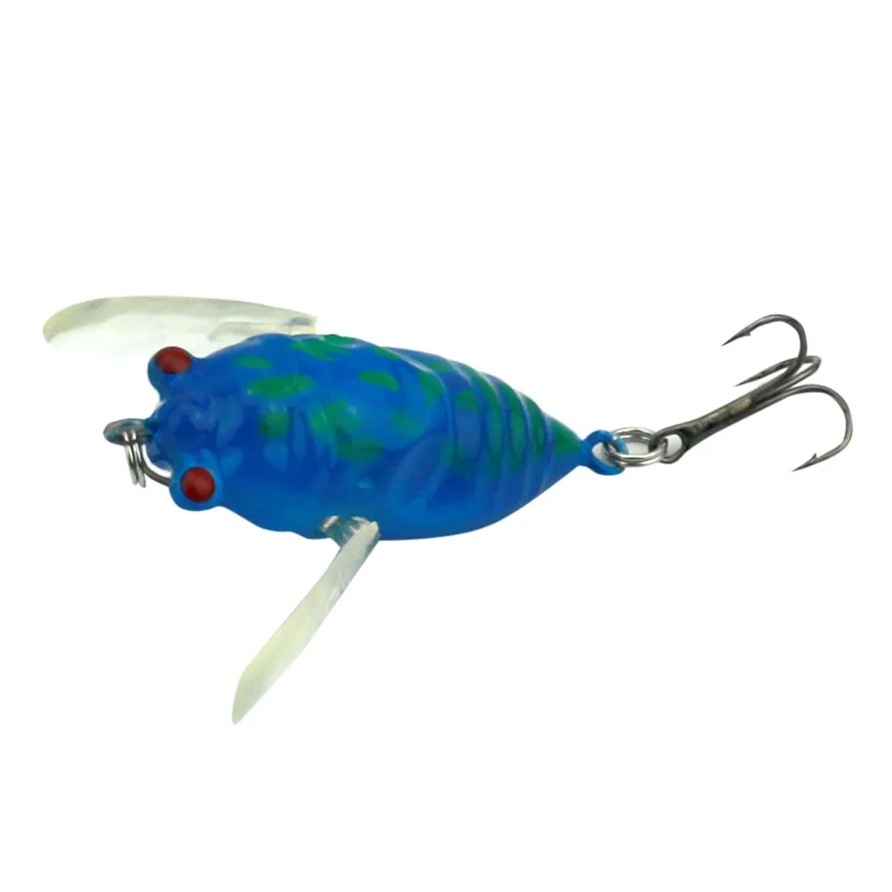 2019 Bionic bait fishing tackle hook bait Bionic bait fishing tackle hook bait Cicada fishing fish bait bass crank fishin 40MA10 (11)