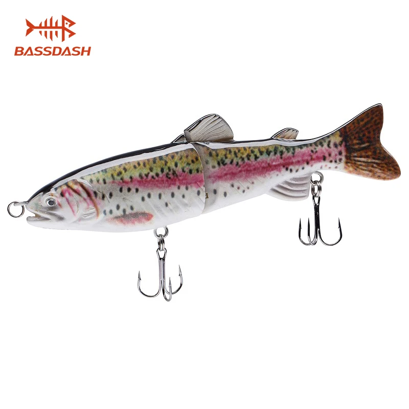 

Bassdash Swimbaits Crankbaits Glide Baits Hard Trout Lure for Freshwater Saltwater Bass Big Game Fishing, 18.3cm/65.2g