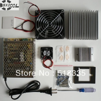 Beste Sxdool Cooling! Koelsysteem Lespakketten Thermo elektrische Koeler Peltier TEC1 12706 Koude Plaat Koeling Learning Kit