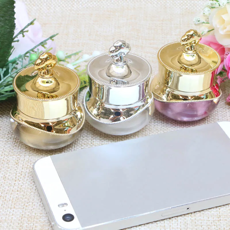 

5g Colorful Acrylic Jar Bottle For Cosmetic Face Cream Cleanser Toner Emulsion,Container for Cosmetics Packaging vaporizador TN