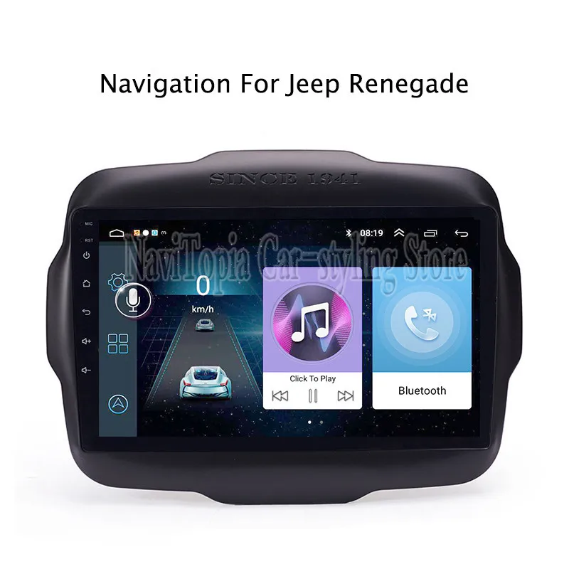 9 дюймов Android 0 автомобильное радио GPS навигация Мультимедиа Стерео DVD плеер для Jeep