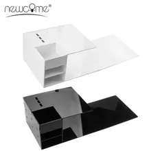 NEWCOME подушка для наращивания ресниц искусственная и фланелевая с эффектом памяти салонная подушка для ресниц мягкий материал белая и черная полка инструменты для макияжа