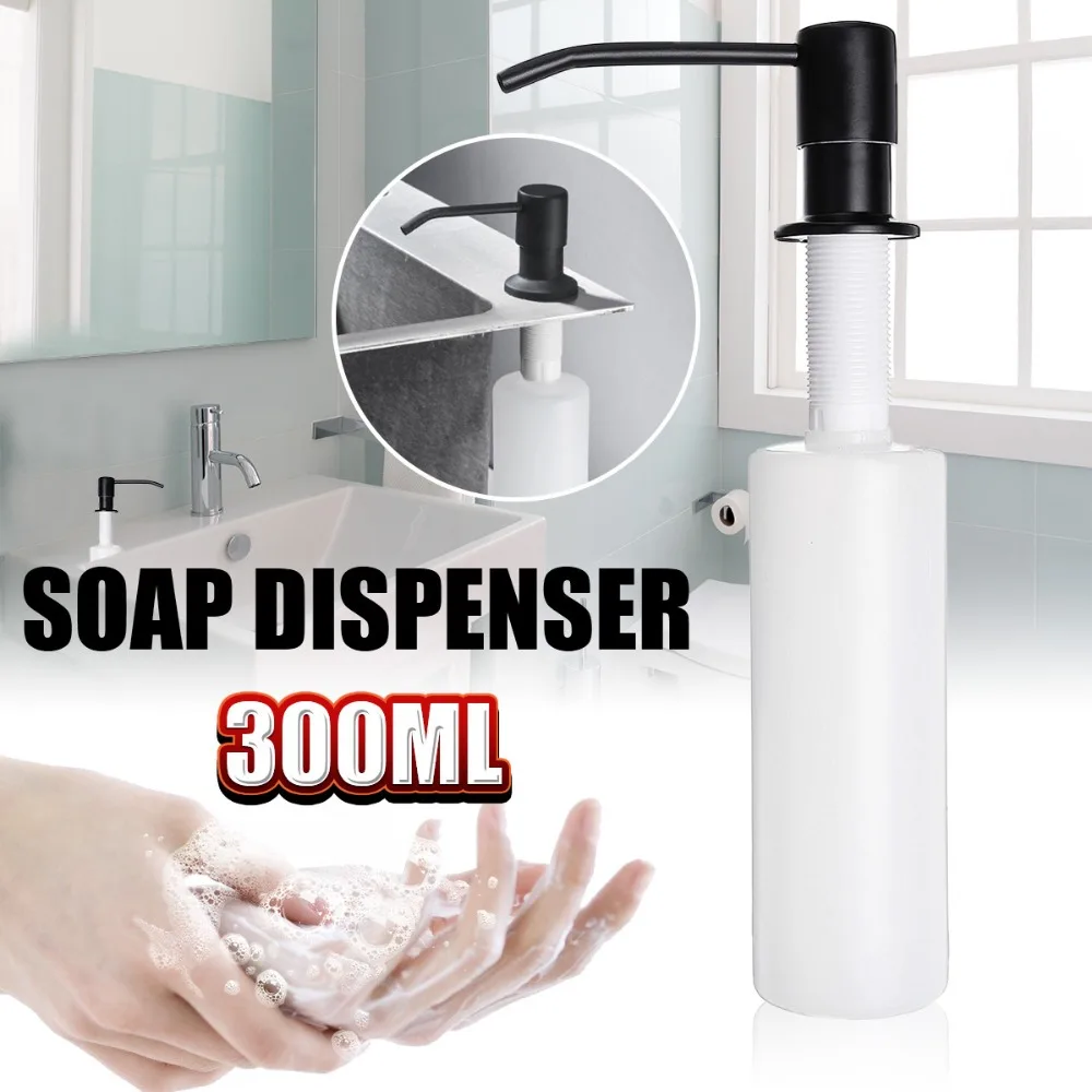 300ml Kitchen Soap Dispenser Bathroom Detergent Dispenser for Liquid