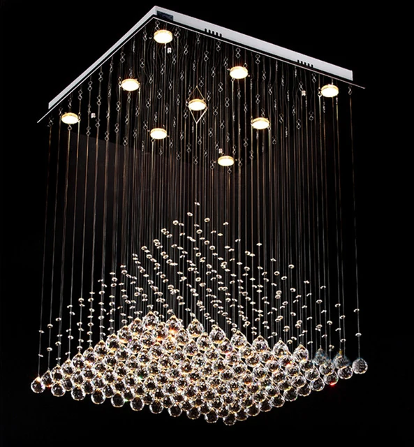 quadratische hängende beleuchtung led deckenleuchte moderne klare quadratische kristall kronleuchter pyramide regen tropfen lampe unterputz beleuchtung gu10 ledlampen quadratische hängende beleuchtung led deckenleuchte moderne klare quadratische kristall kronleuchter pyramide regen tropfen lampe unterputz beleuchtung gu10 ledlampen