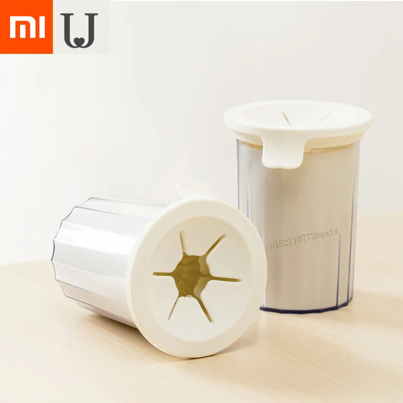 Xiaomi Mijia портативный питомец, кошки, собаки, чашка для чистки ног, инструмент для чистки собак, мягкая пластиковая щетка для мытья лап, аксессуары для домашних животных