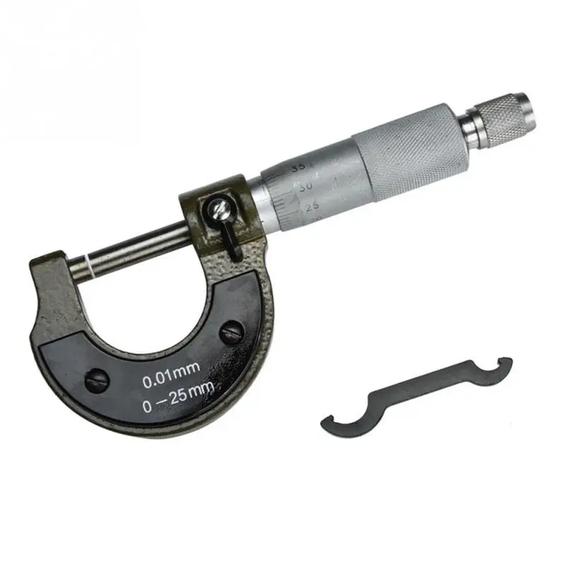 

Outside Micrometer 0-25mm Carbon Steel Gauge Vernier Caliper External Measuring Tools
