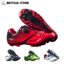 Новинка; Мужская дышащая обувь для велоспорта Boodun; обувь для гонок на горном велосипеде; обувь для самоблокирующегося велосипеда MTB; Sapatilha Zapatillas Ciclismo