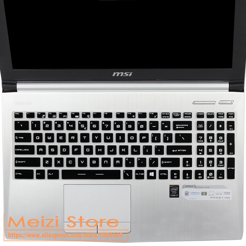 Защитный чехол для клавиатуры ноутбука MSI PE62 GP62M GP62MVR CS70 WT60 GS60 PE60 GS63VR PX60 PL60 WS63 CX62 WE62