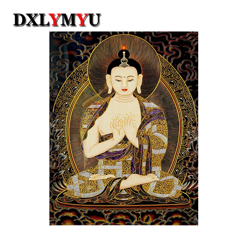 

5D DIY Diamond Embroidery Buddha Pattern,Full Diamond Painting Cross Stitch,3D Diamond Mosaic Decorative Painting ,Gift,Wall Art