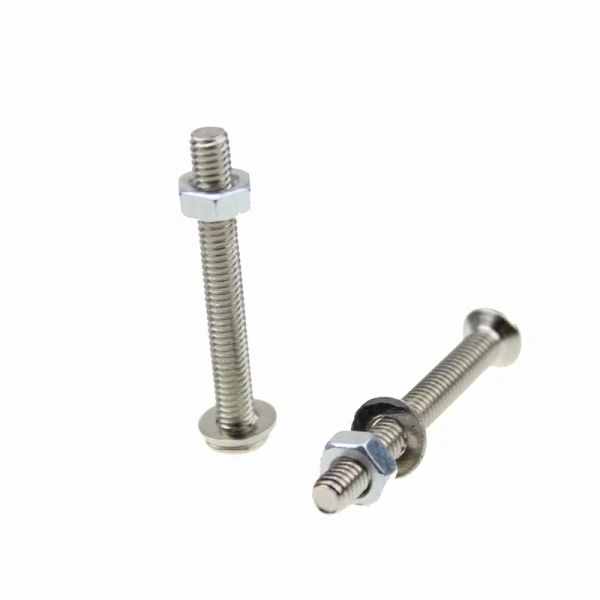 500pcs Silver Steel Screw Fixer For PC Computer Fan Screws M4 X 35mmin