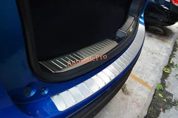 

For Mazda CX-5 CX5 2012-2016 Outer+Inside Rear Bumper Protector Guard Sill Trim Cover set car accessories