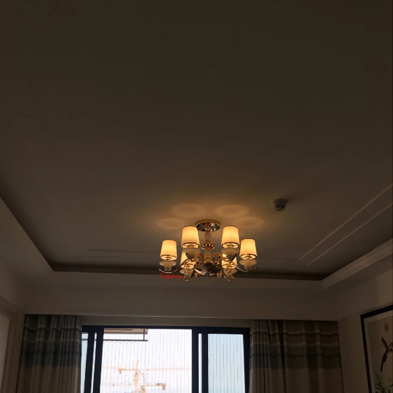 Классические потолочные светильники Номер в отеле верхнего света гостиная спальня стеклянным потолком лампы модные Ресторан светодиодные фонари для дома детская комната свет Потолочная люстра потолочный светильник