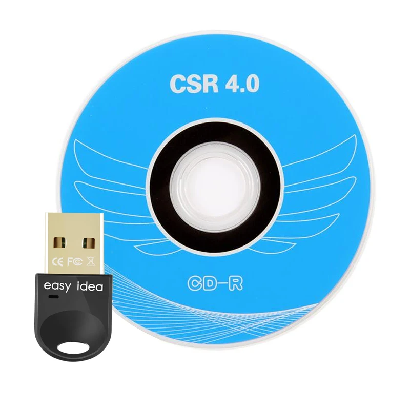 Black Беспроводной USB Bluetooth адаптер ПК Bluetooth Dongle CSR 4,0 мини аудио приемник Высокое скорость передатчик для компьютера PC - Цвет: Black