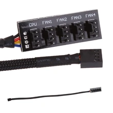39.5 см 1 до 5 4-контакты molex TX4 ШИМ Процессор охладитель/Чехол/шасси вентилятор охлаждения Мощность кабель концентратор Splitter адаптер