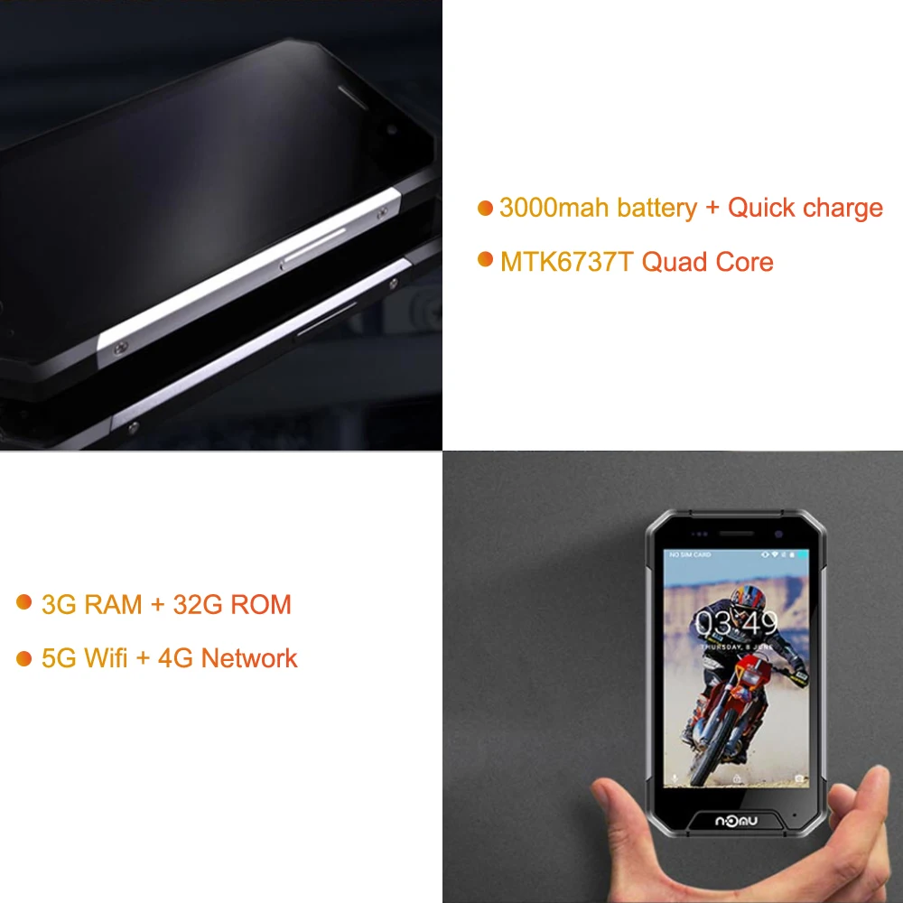 Оригинал ному S30 mini 4G мобильные телефоны Android 7 0 телефон ip68 водонепроницаемый