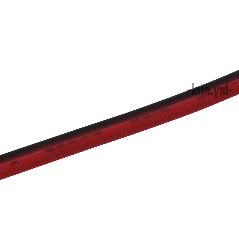 Электрический провод луженая медь 2 Pin AWG 22 изолированный ПВХ удлинитель для светодиодов ленточный кабель красный черный провод электрический удлинитель