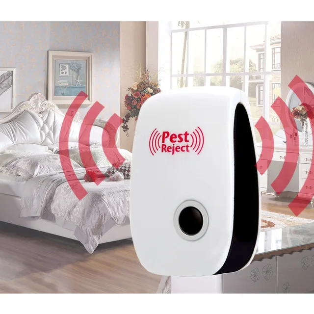 

Multi-Purpose Electronic Ultrasonic Mosquito Killer Reject Bug Mosquito Cockroach Mouse Pest Reject Magnetic Killer Repeller
