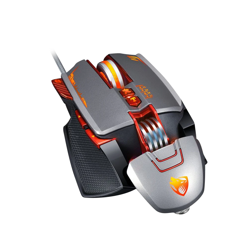 Профессиональная Проводная игровая мышь USB кабель 3200 dpi оптическая RGB дышащая
