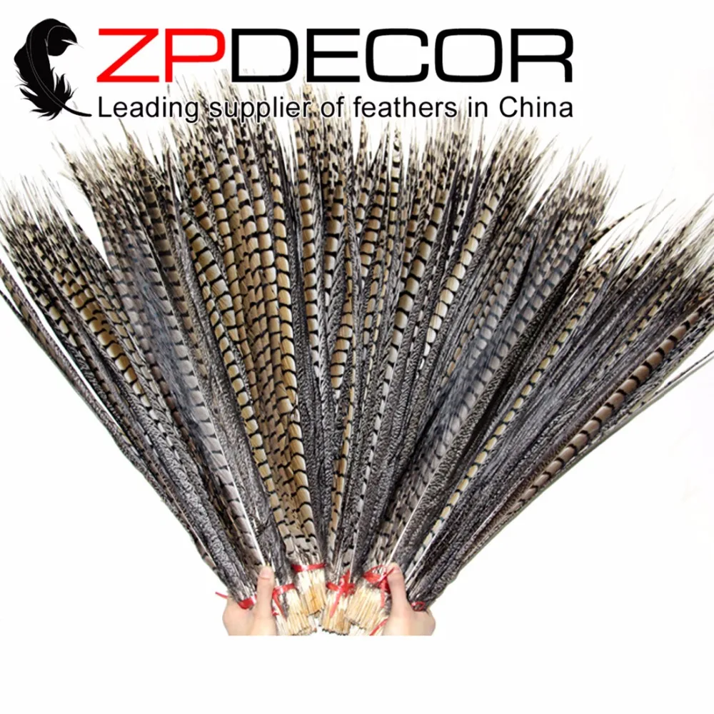 

Retail and Wholesale from ZPDECOR 30-35inch(75-87cm) 10pieces/lot Precious Natural Lady Amherst Pheasant Tail Feathers for Decor