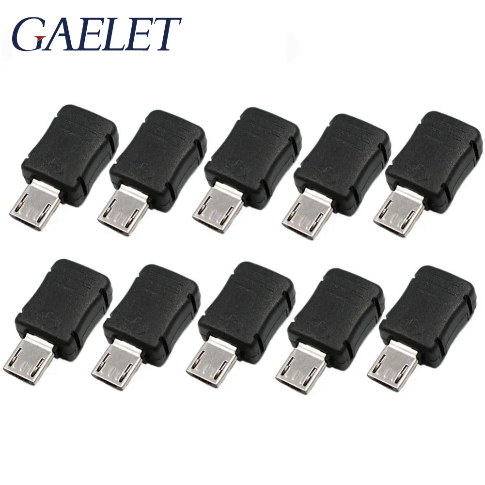 

1pcs/10 pcs 5 Pin Micro USB T Port Male Plug Socket Connector&Plastic Cover for DIY ZK30
