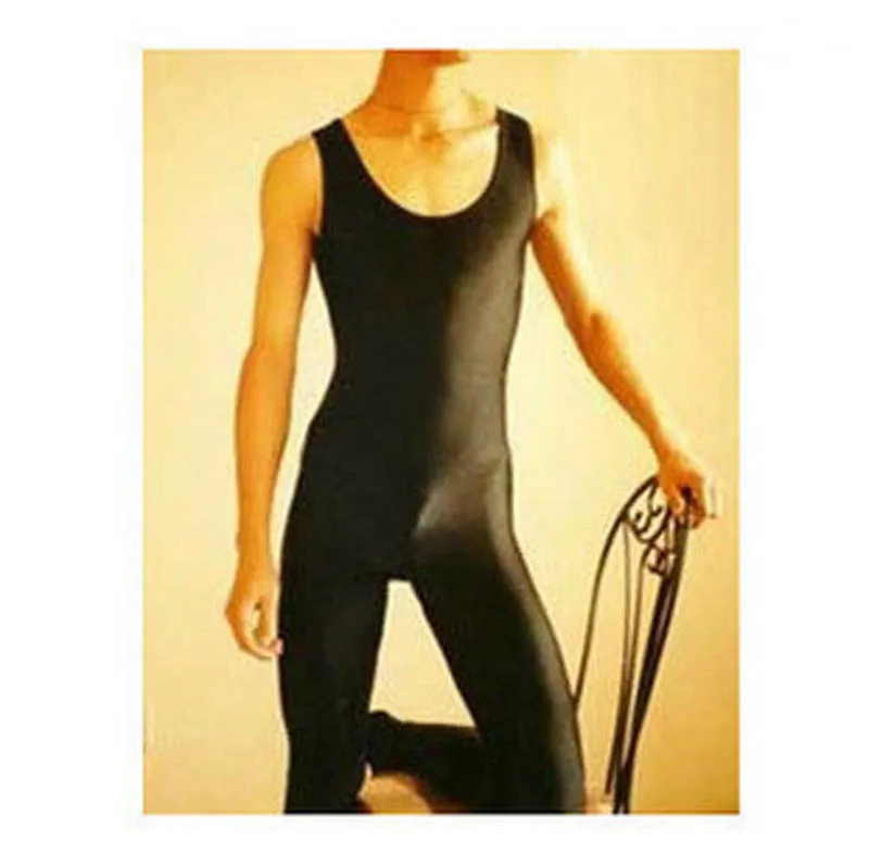 

Sexy Men's Tight-fitting O-neck Sleeveless High Elasticity Vest Corset Bodysuit