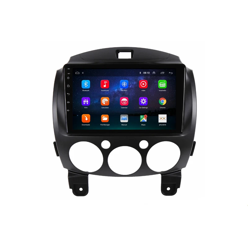 Best 9" 2.5D IPS Android 8.1 Car DVD Multimedia Player GPS for Mazda 2 2007 2008 2009 2010 2011 2012 audio radio stereo navigation 14