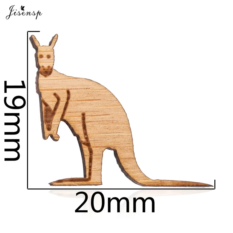 Jisensp модные броши-слоны для оригами для женщин животное броше эмаль брошь Femme Bijoux мужские значки куртки булавки - Окраска металла: kangaroo brooch