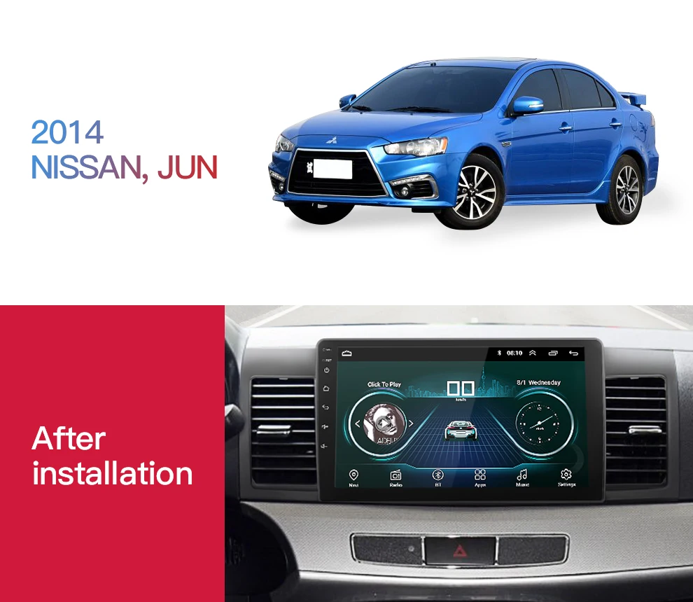 Sale 2DIN 10.2" Android Car Radio 2+16G for Mitsubishi lancer 1024*600 Quad Core wifi Bluetooth video audio Multimedia car dvd Stereo 3