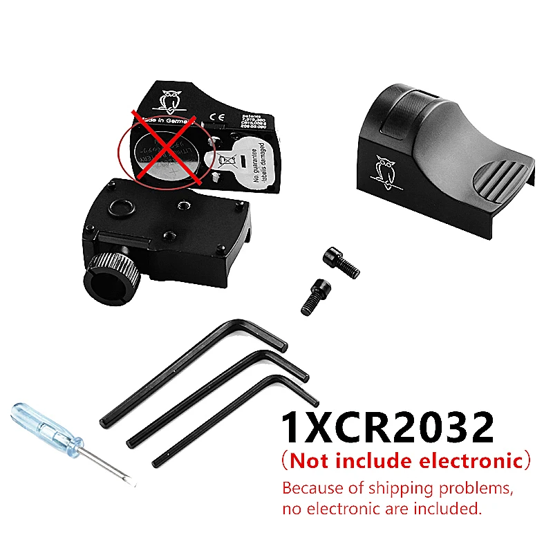 Escopo para Airsoft Caça Vista Tactical Dot Riflescope Reflex Holográfica Sight Auto Brilho Mira Laser Doc Red 18 Caça doc vista tactical red dot riflescope